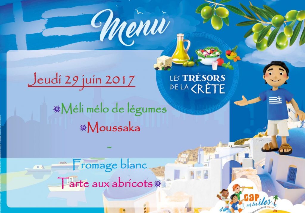 menu crete