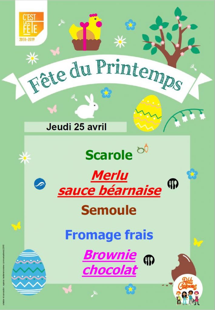 Menu printemps